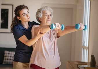 Physical therapy at home appointment through House Call The App